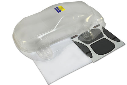 Supra 80 MK4 clear Lexan RC body shell unpainted for 255–260mm wheelbase chassis