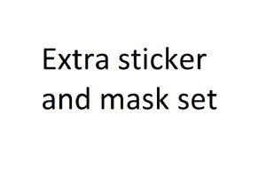 Mask and sticker set for APlastics body
